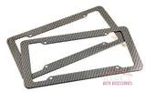 2x Carbon Fiber License Plate Frames