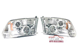 09-18 Dodge Ram Halo LED Projector Headlights (Choose a Color)