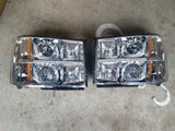 07-14 GMC Sierra U-Halo Projector Headlights (Choose a Color)