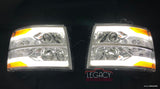 07-14 Silverado Wide LED DRL Head Lights (Choose a Color)