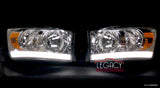 06-09 Dodge Ram LED DRL Headlights (Choose a Color)