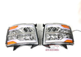 07-14 Silverado Wide LED DRL Head Lights (Choose a Color)