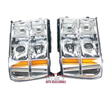 07-14 GMC Sierra U-Halo Projector Headlights (Choose a Color)