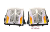 07-14 Silverado Wide LED DRL Head Lights (Choose a Color)