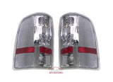 07-14 Sierra LED Tail Lights (Chrome-Clear)