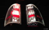 07-14 Sierra LED Tail Lights (Chrome-Clear)