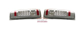 07-14 Silverado LED Tail Lights (Chrome-Clear) [Fits GMC Sierra DUALLY]