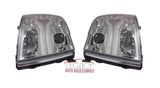 07-14 Silverado Narrow LED DRL Head Lights (Light Smoked with Amber Reflectors)