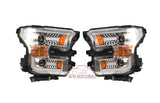 15-17 F150 Retrofit Chrome Switchback Headlights