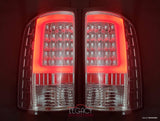 07-14 GMC Sierra Tube LED Tail Light (Chrome/White)