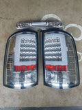 07-14 GMC Sierra Tube LED Tail Light (Chrome/White)