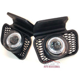 03-07 Silverado Clear Halo Fog Lights with Brackets