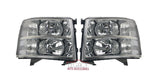 07-14 Silverado Headlights (Crystal/Chrome)