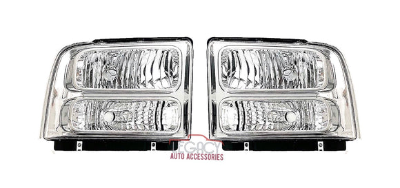 05-07 F-250/F-350 Headlights (Crystal)