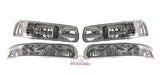 99-02 Silverado Headlights (Crystal) Tahoe Suburban