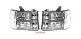 07-14 GMC Sierra Headlights (Crystal/Chrome)