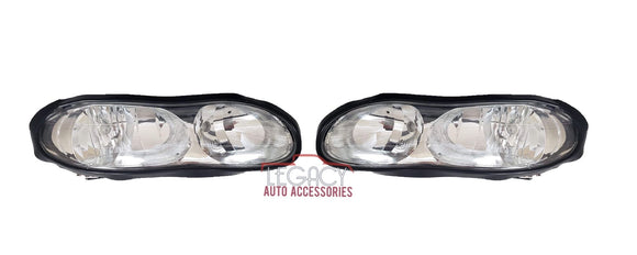 98-02 Chevy Camaro Crystal/Chrome Headlights