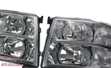 07-14 Silverado Headlights (Crystal/Chrome)