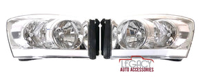 06-09 Dodge Ram LED DRL Headlights (Choose a Color)