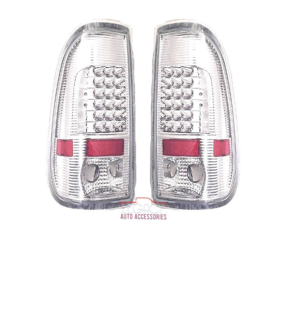 99-07/08-16 F-250/F-350 Crystal Chrome LED Tail Lights