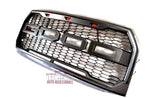 15-17 F-150 LED Mesh Grille (Gray, Raptor Style)