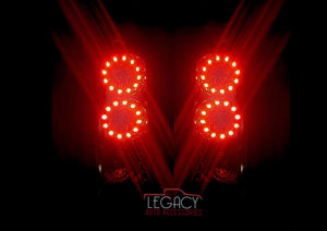 88-98 C/K Smoke LED-Ring Tail Lights