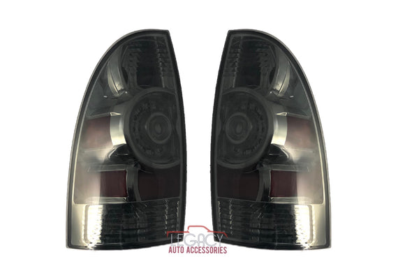 05-15 Toyota Tacoma Smoked Tail Light (LED-Ring)