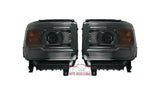 14-16 GMC Sierra Replacement Headlights (Choose a Color)