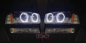 99-07 Sierra/Yukon Smoke/Amber Reflectors Halo Projector Headlights + Bumper Lamps