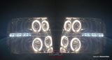 07-14 Silverado O-Halo Head Lights (Choose a Color)