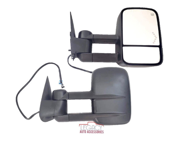 03-07 Silverado/Sierra Tow Mirrors  (Power/Heat/LED Signal) [Tahoe, Suburban, Yukon, Avalanche]