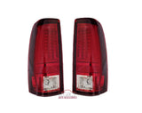 99-07 Silverado/Sierra Tube Style LED Tail Lights (Classic-Red)