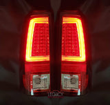 99-07 Silverado/Sierra Tube Style LED Tail Lights (Classic-Red)