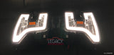 15-17 F150 LED DRL Headlights (Smoked)