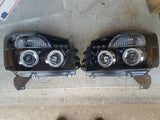 04-15 Nissan Titan Halo Headlights (Black/Clear)