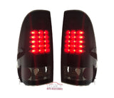 99-07/08-16 F-250/F-350/F-450/F-550 Dark Smoked LED Tail Lights