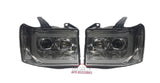 07-14 GMC Sierra New Style "C" LED Projector Headlights (Light Smoked)