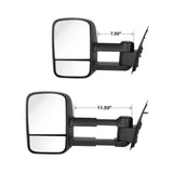 99-07 Silverado/Sierra MANUAL Tow Mirrors [Tahoe, Suburban, Yukon, Avalanche]