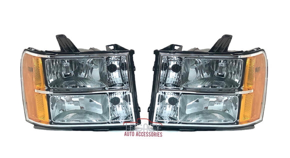 07-14 GMC Sierra Stock Replacement Headlights