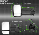 07-14 Silverado/Sierra MANUAL Tow Mirrors [Tahoe, Suburban, Yukon, Avalanche]