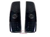 99-07 Silverado/Sierra LED Tail Lights [New Style] (Black/Smoked)